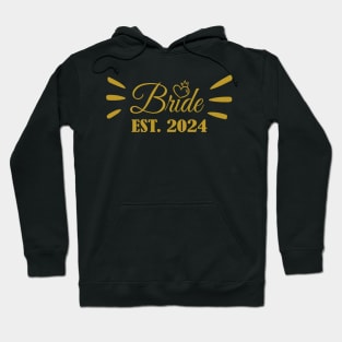 Bride to be - Bride Est 2024 Hoodie